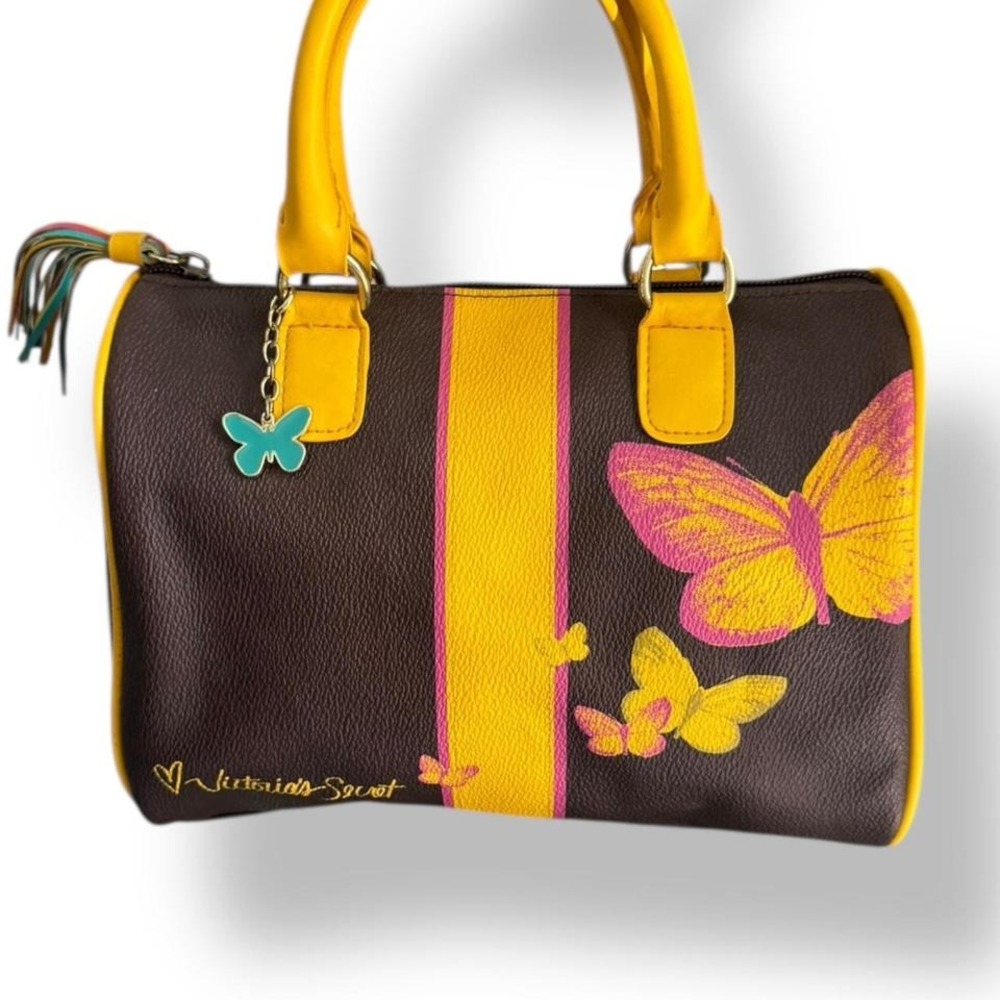 Y2k Victorias‎ Secret Rare Chocolate Brown Butterfly Glam Mini Bag